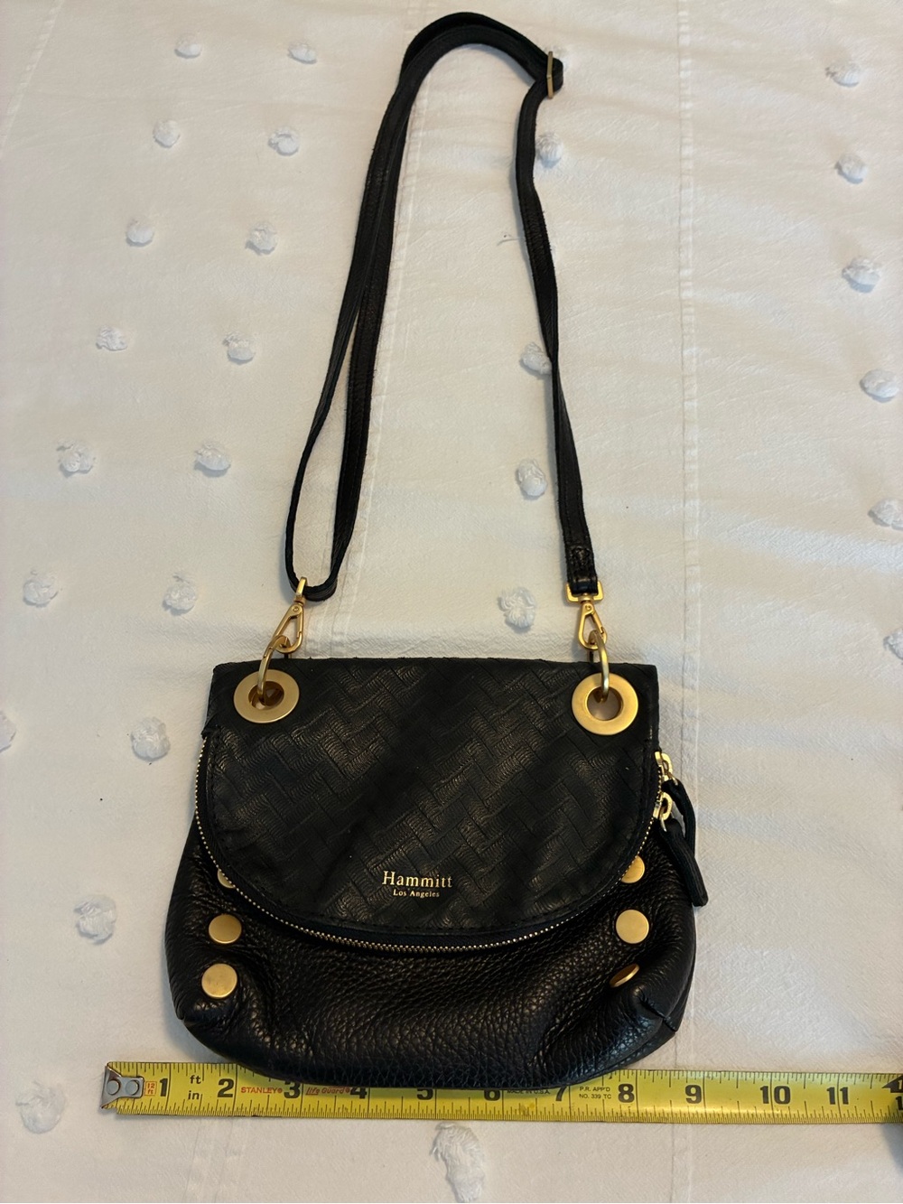 Hammitt Black Leather Crossbody Bag. Never used. - Picture 2 of 8